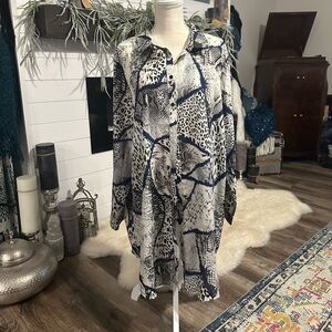 NWT Boohoo oversized shirt dress sz 20